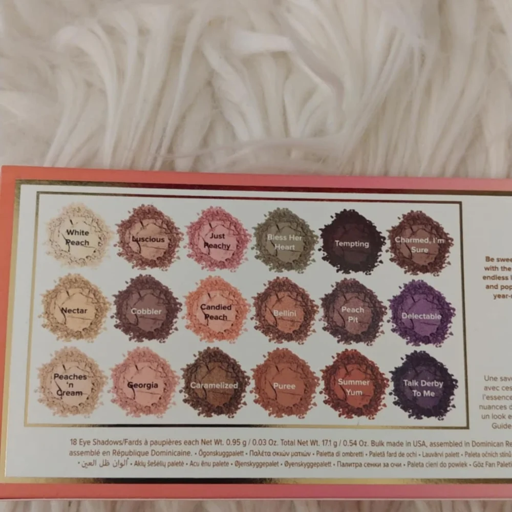 🍑FIRM! NWT TOO FACED SWEET PEACH EYESHADOW PALETTE (LAST ONE AVAILABE)